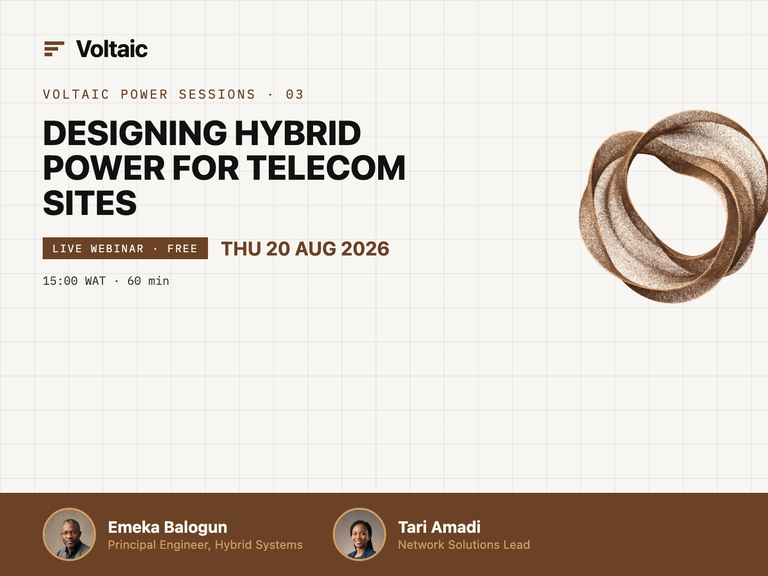 Designing hybrid power for telecom sites